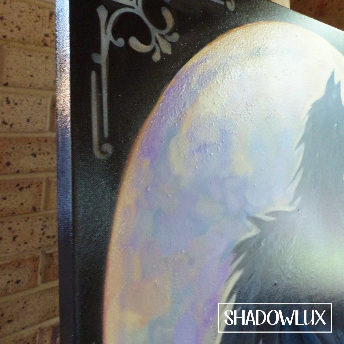 Black Mischief ~ Glow in the Dark Cat Painting ~ Two Paintings in One