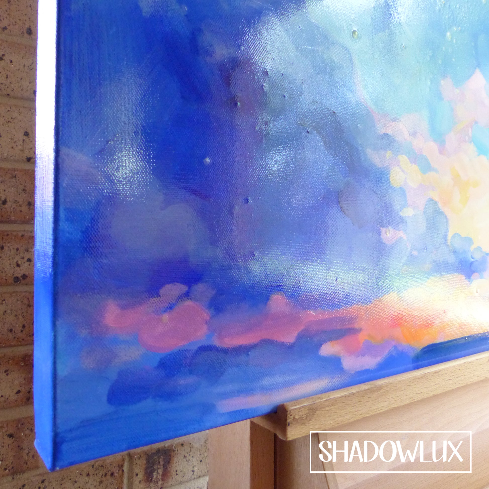 glow in the dark sky painting