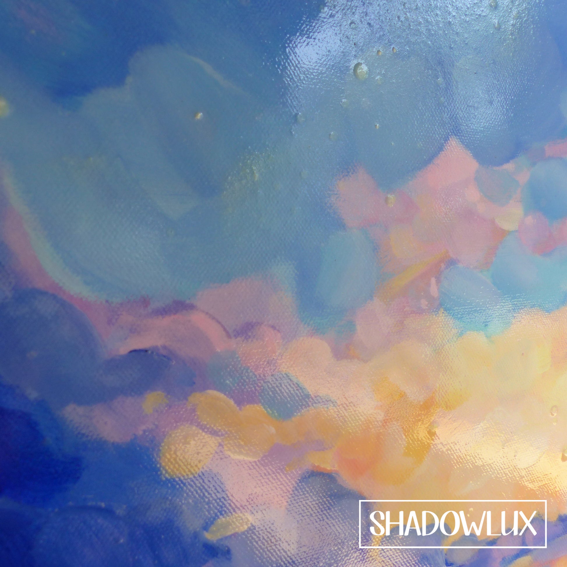 glow in the dark blue sky painting during the day