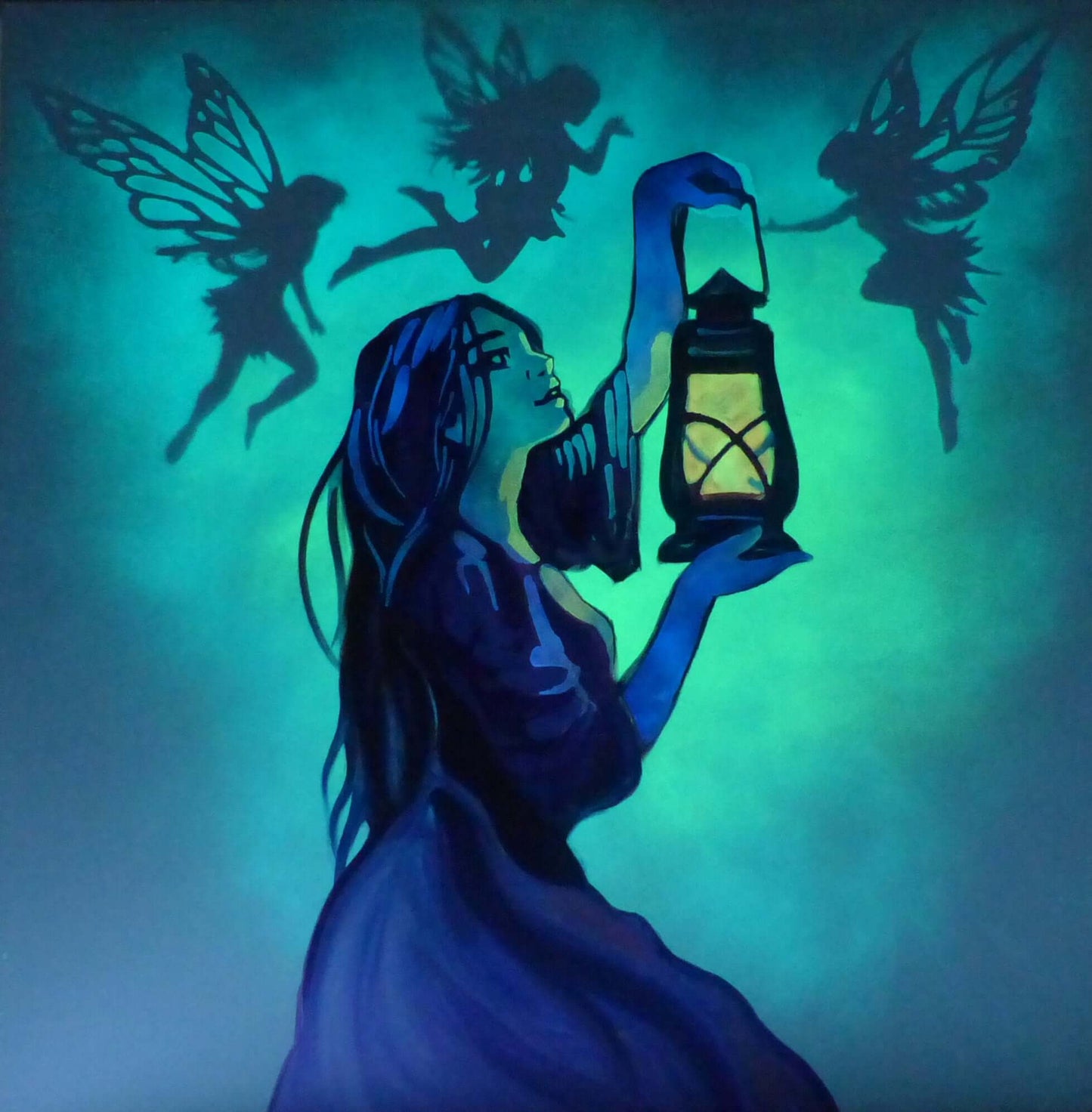 glow in the dark fairy fantasy art