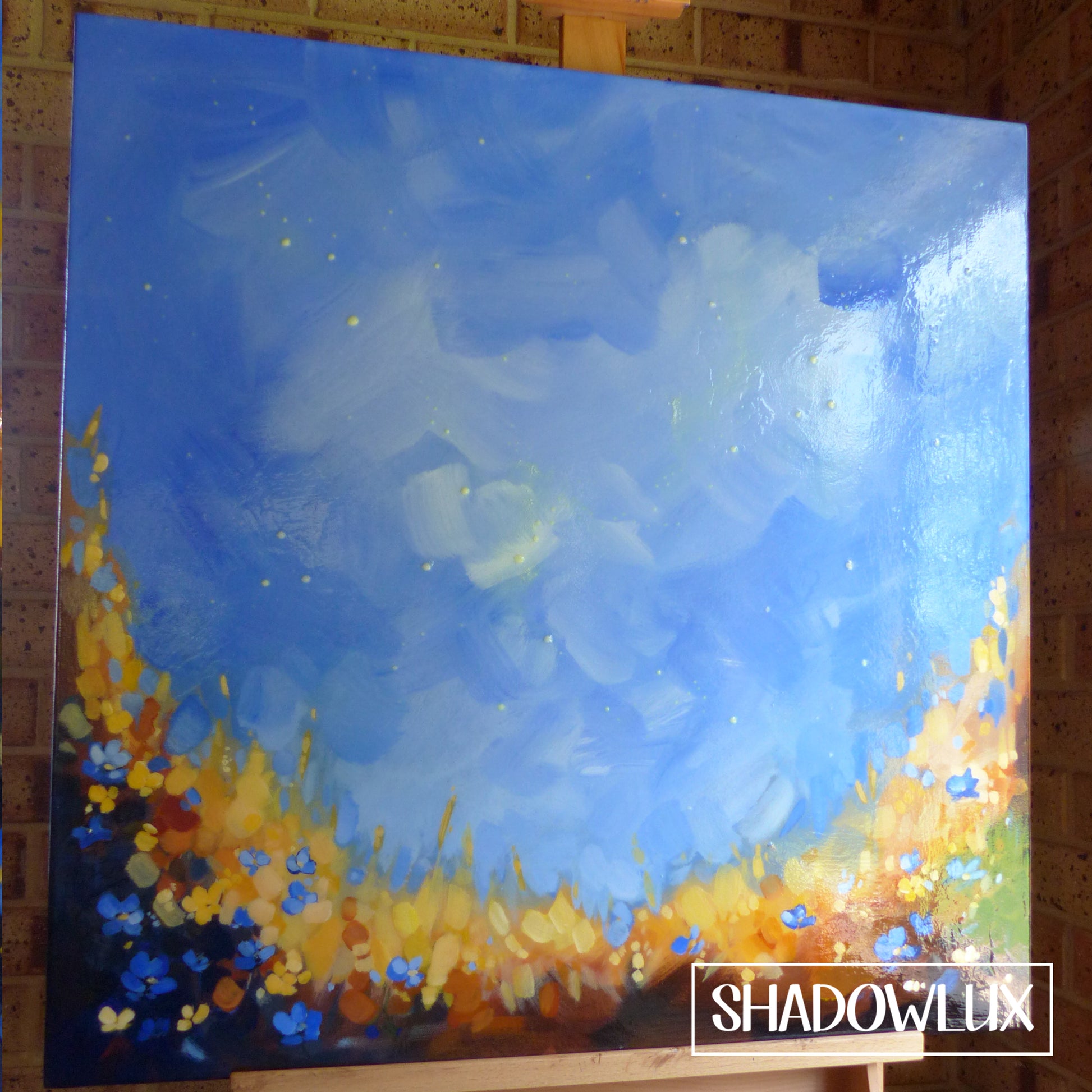 glow in the dark painting