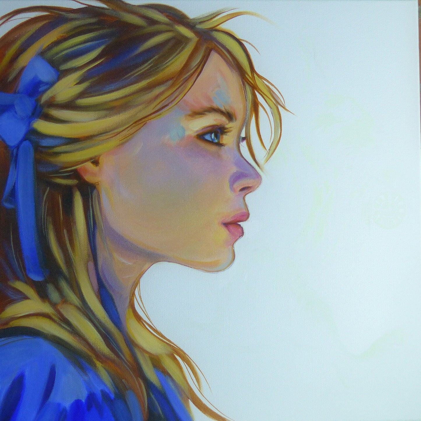 alice in wonderland glow in the dark art