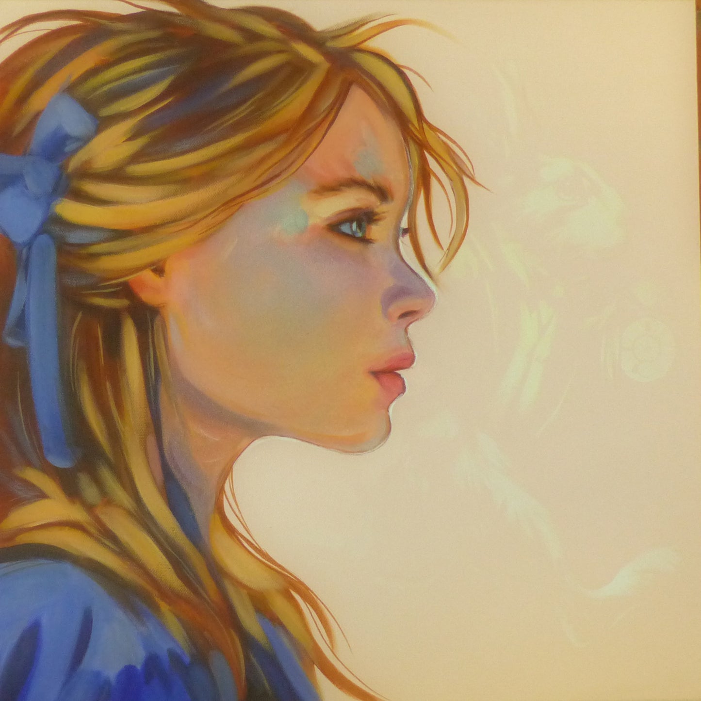 alice in wonderland glow in the dark art