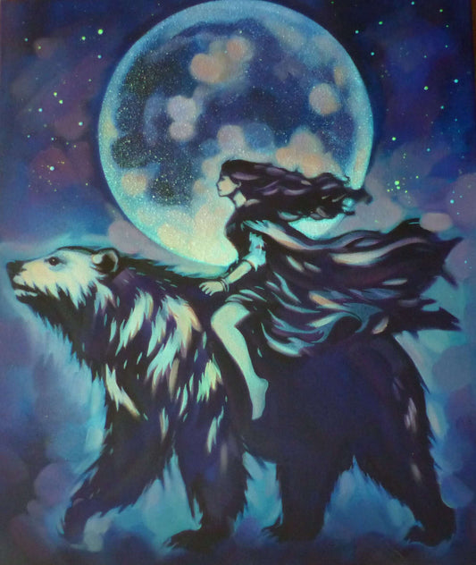 glow art, east of the sun west of the moon