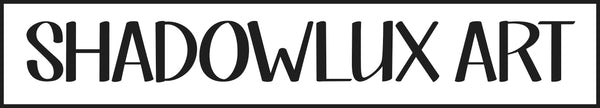 shadowlux art logo for glow in the dark art