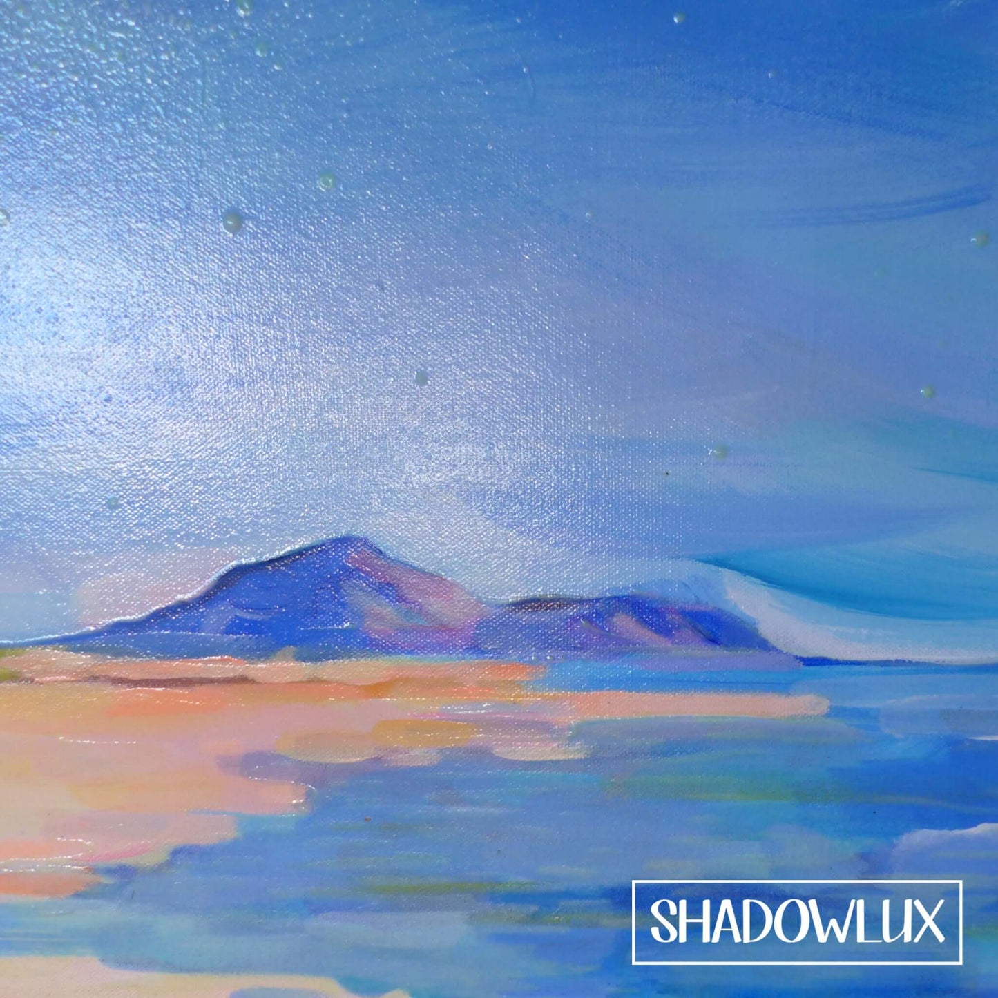 Glow in the Dark painting ~ Turquoise Bay