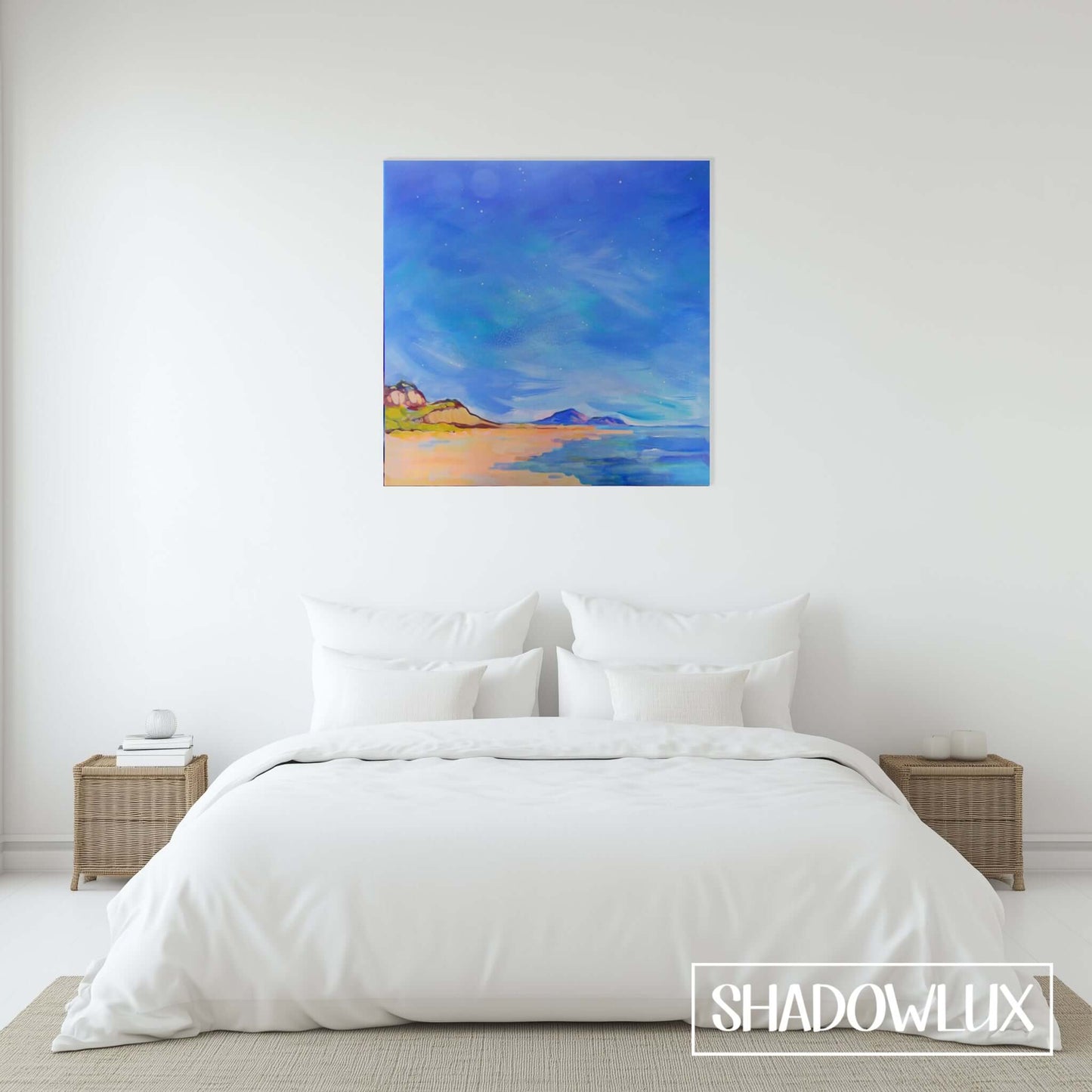 Glow in the Dark painting ~ Turquoise Bay