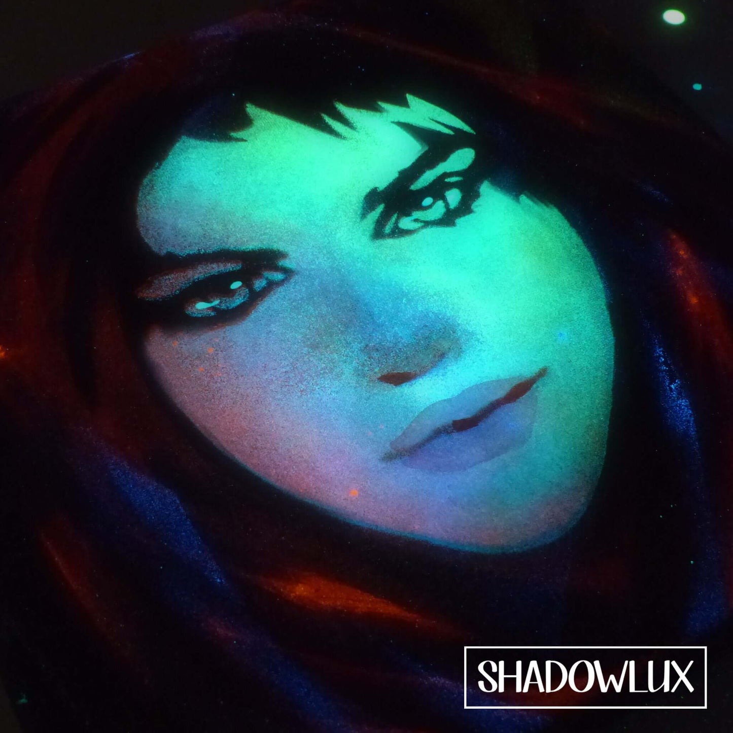 glow in the dark elf art