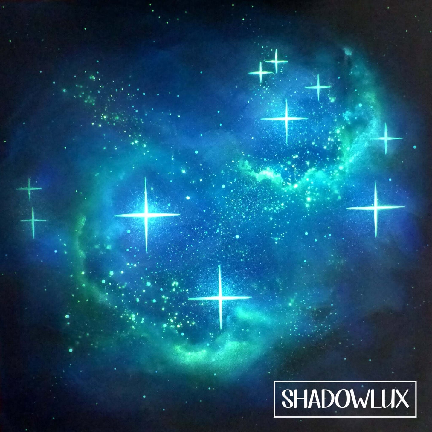 glow in the dark pleiades painting