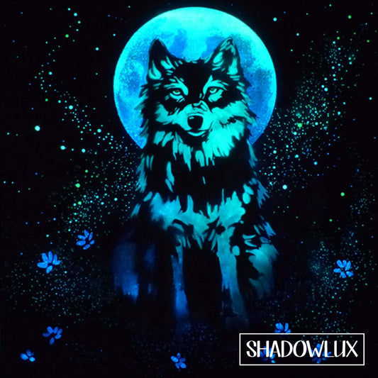 glow in the dark wolf 