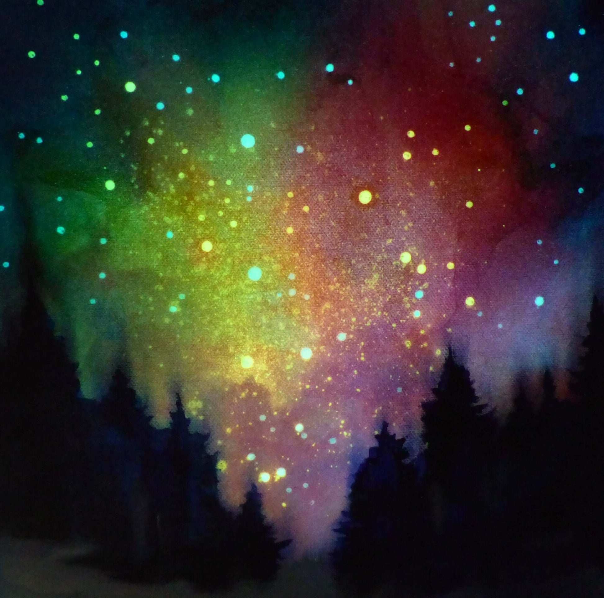 glow in the dark art 