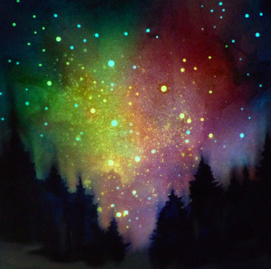glow in the dark art 