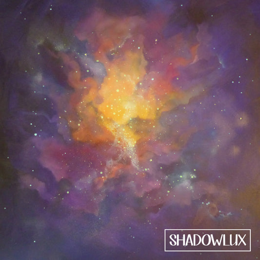 Glow in the Dark Nebula Painting