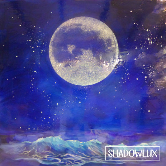 Glow in the dark painting ocean painting 