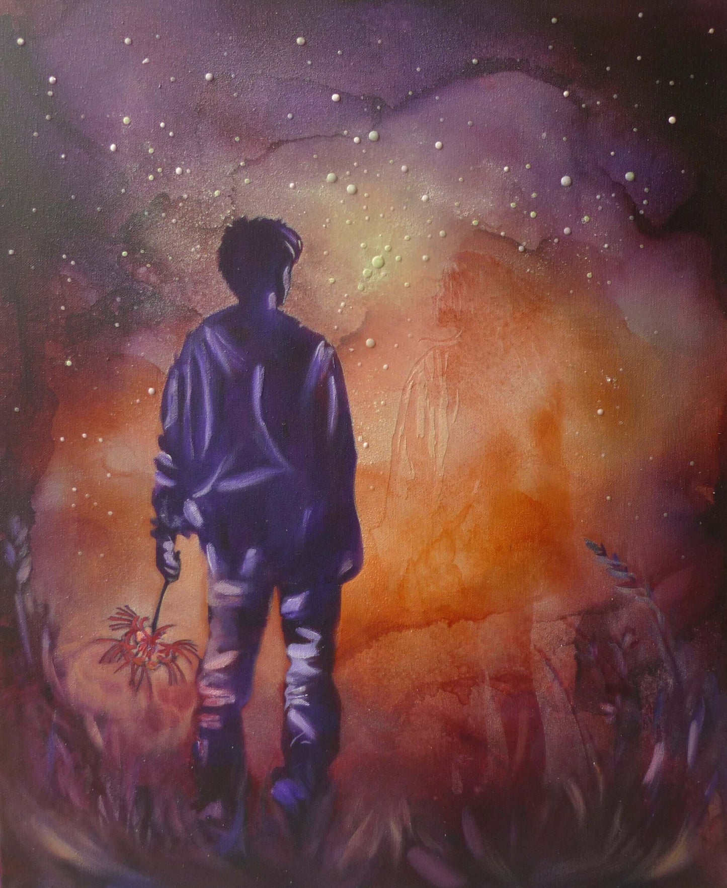 Custom Art Spider Lily