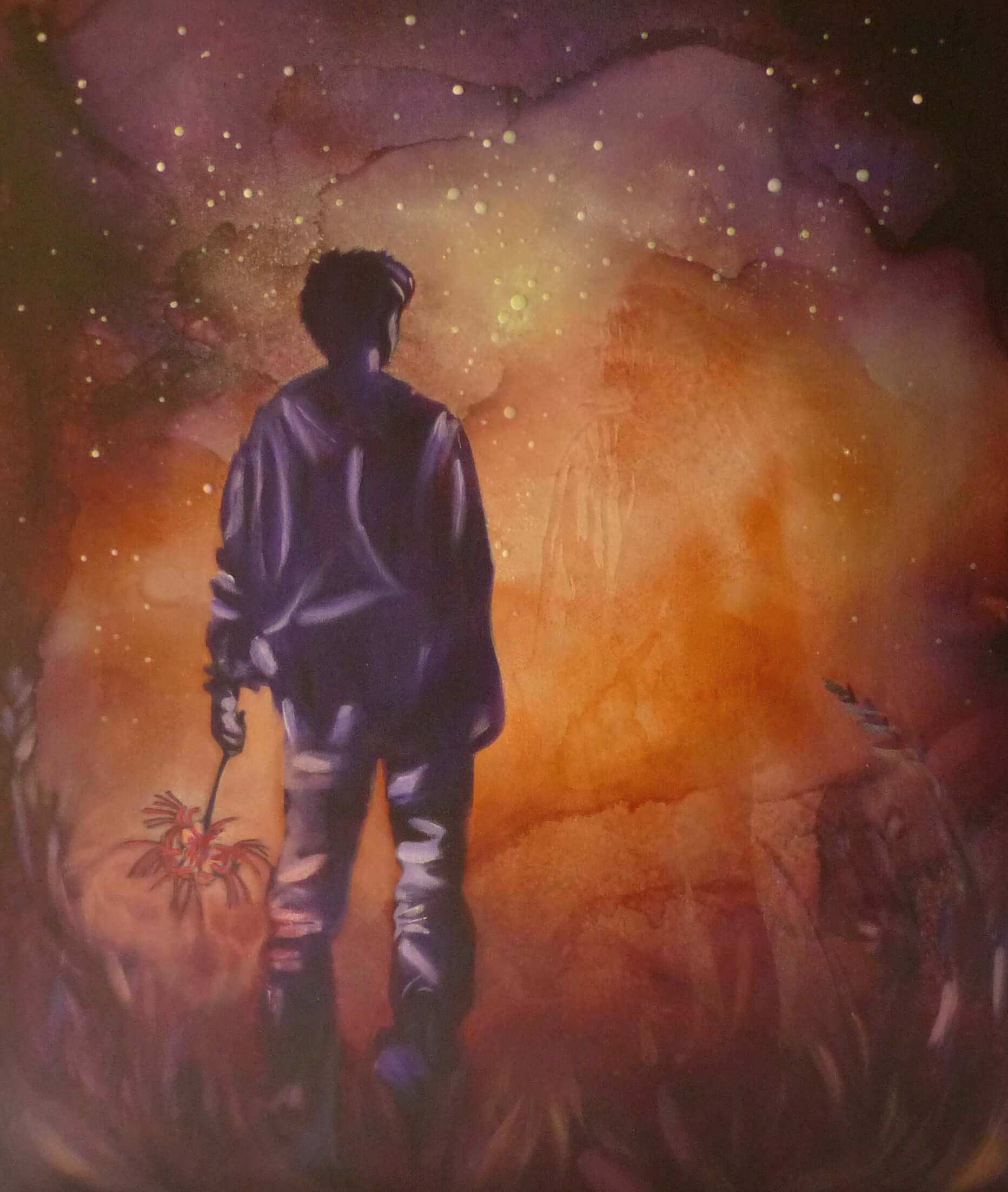 Custom Art Spider Lily