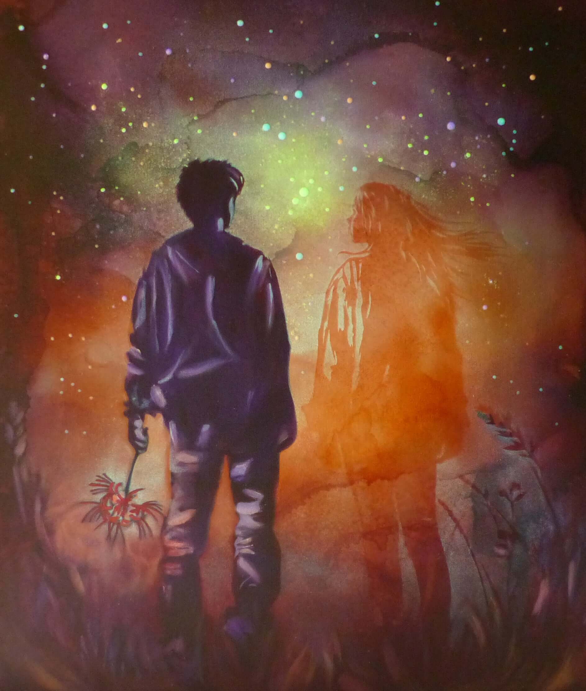 Custom Art Spider Lily