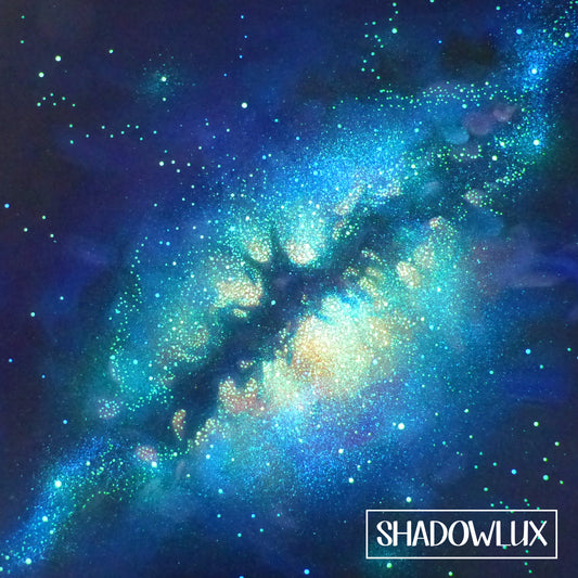 glow in the dark milky way painting 